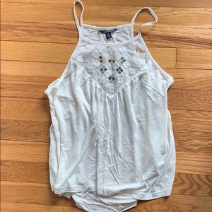 American Eagle cream tank top! Small.